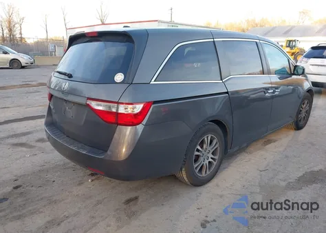 2013 Honda Odyssey Ex-L z USA, uszkodzony, nr VIN 5FNRL5H64DB033191
